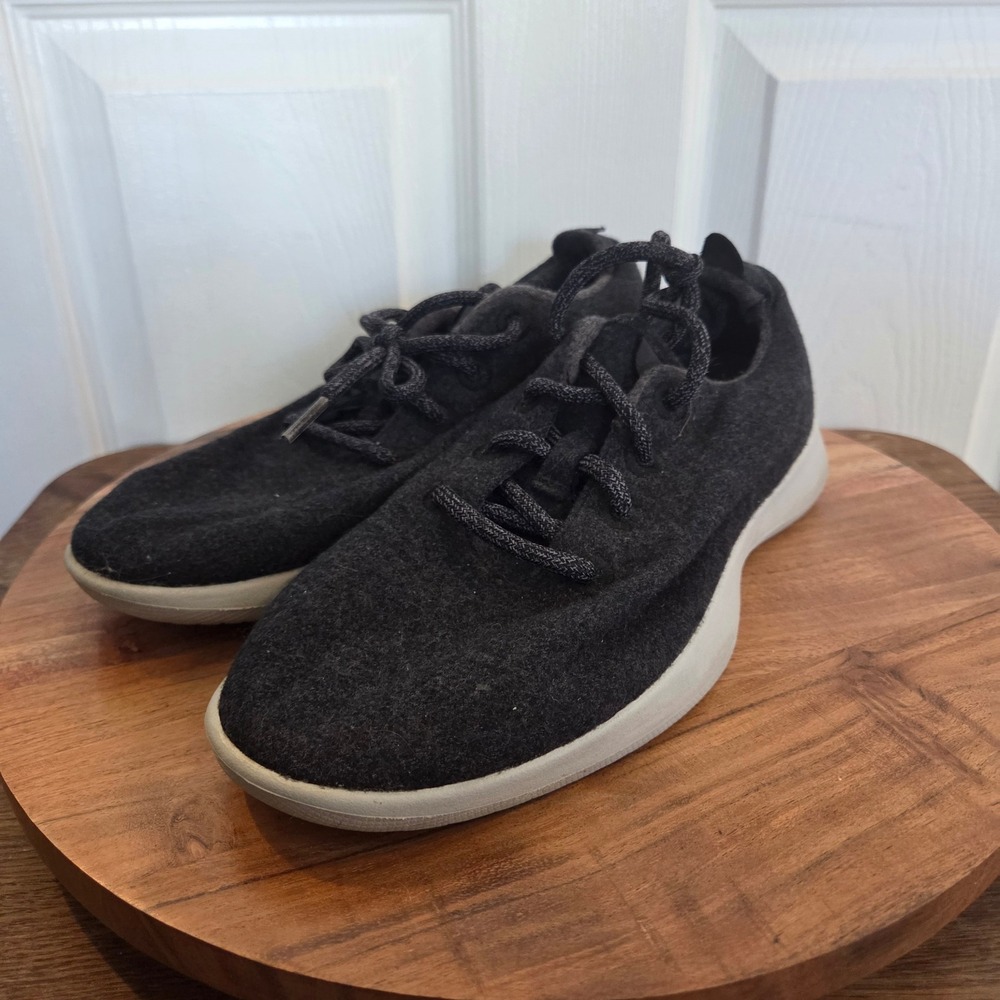 Allbirds Wool Runners Charcoal Grey Sustainable Merino Wool Sneakers Women 9
